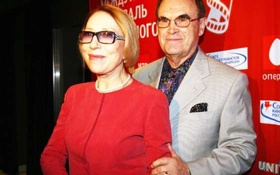 Инна Чурикова с мужем