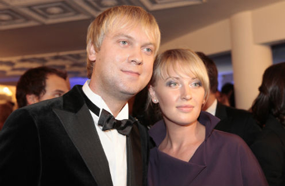 Сергей Светлаков с первой женой Юлией